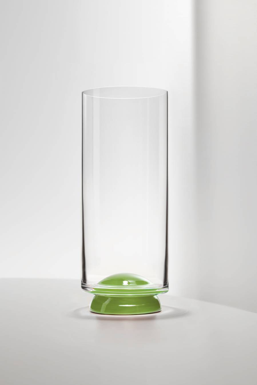 Masonmoretti Water Glass Flûte Dot Pea Green