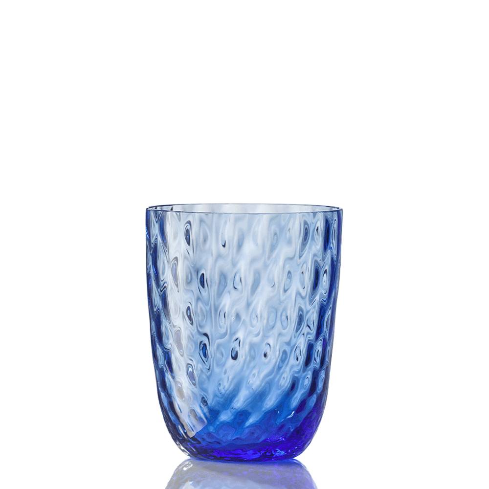 Masonmoretti Water Glass Idra Balloton Aquamarine