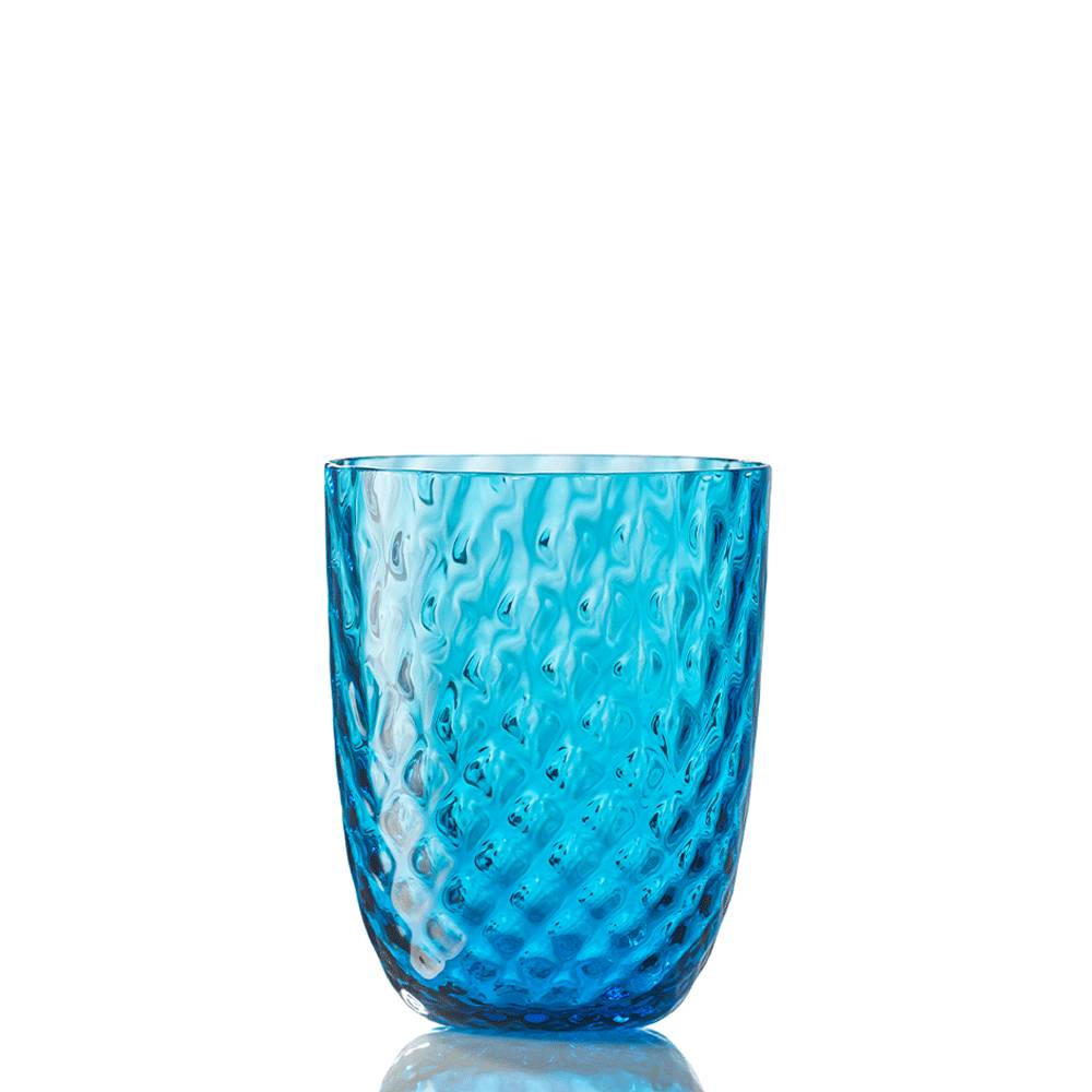 Masonmoretti Water Glass Idra Balloton Aquamarine