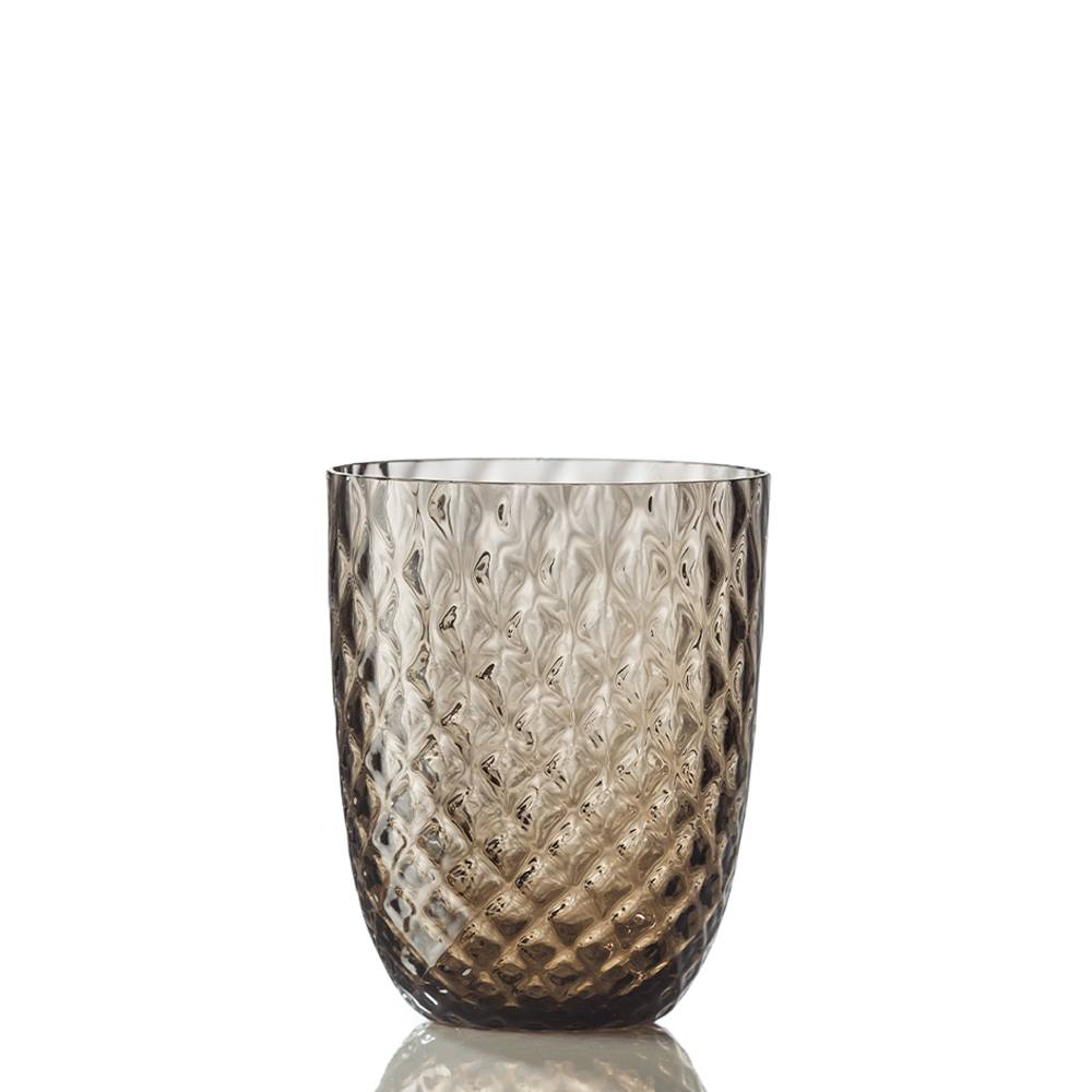 Masonmoretti Water Glass Idra Balloton Brown