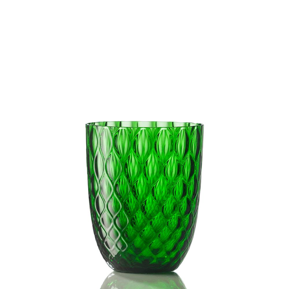 Masonmoretti Water Glass Idra Balloton Green Pino