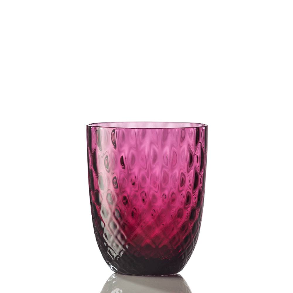 Masonmoretti Water Glass Idra Balloton Ruby Red