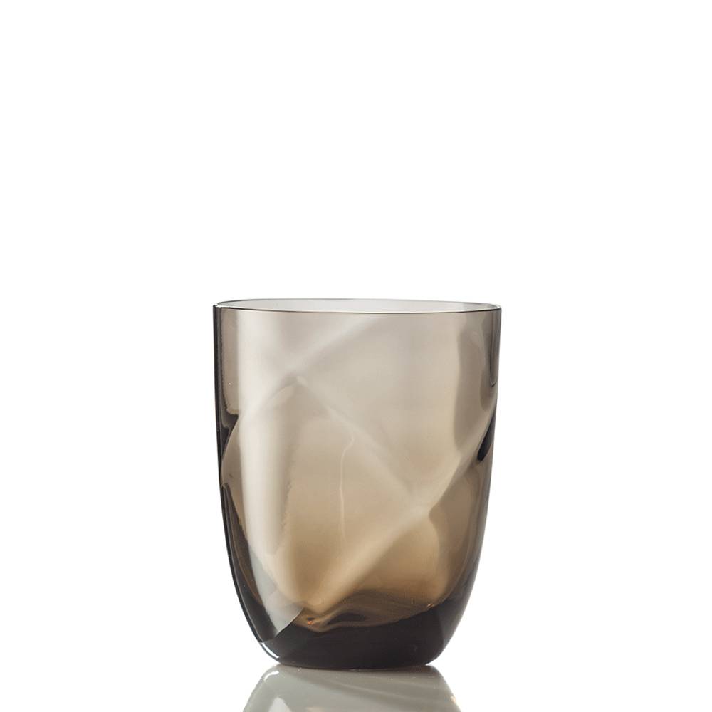 Masonmoretti Water Glass Idra Lente Brown