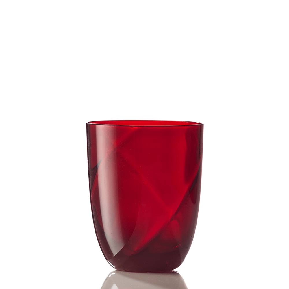 Masonmoretti Water Glass Idra Lente Red