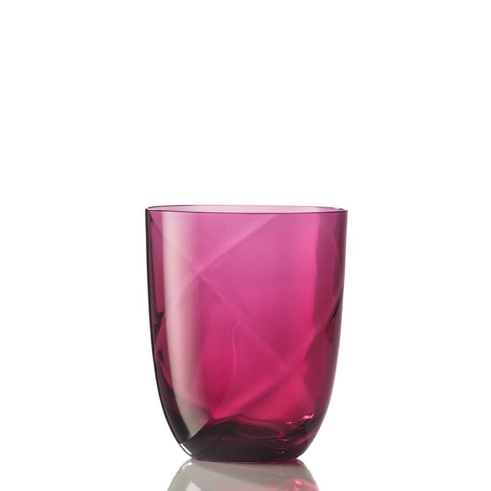 Masonmoretti Water Glass Idra Lente Ruby Red