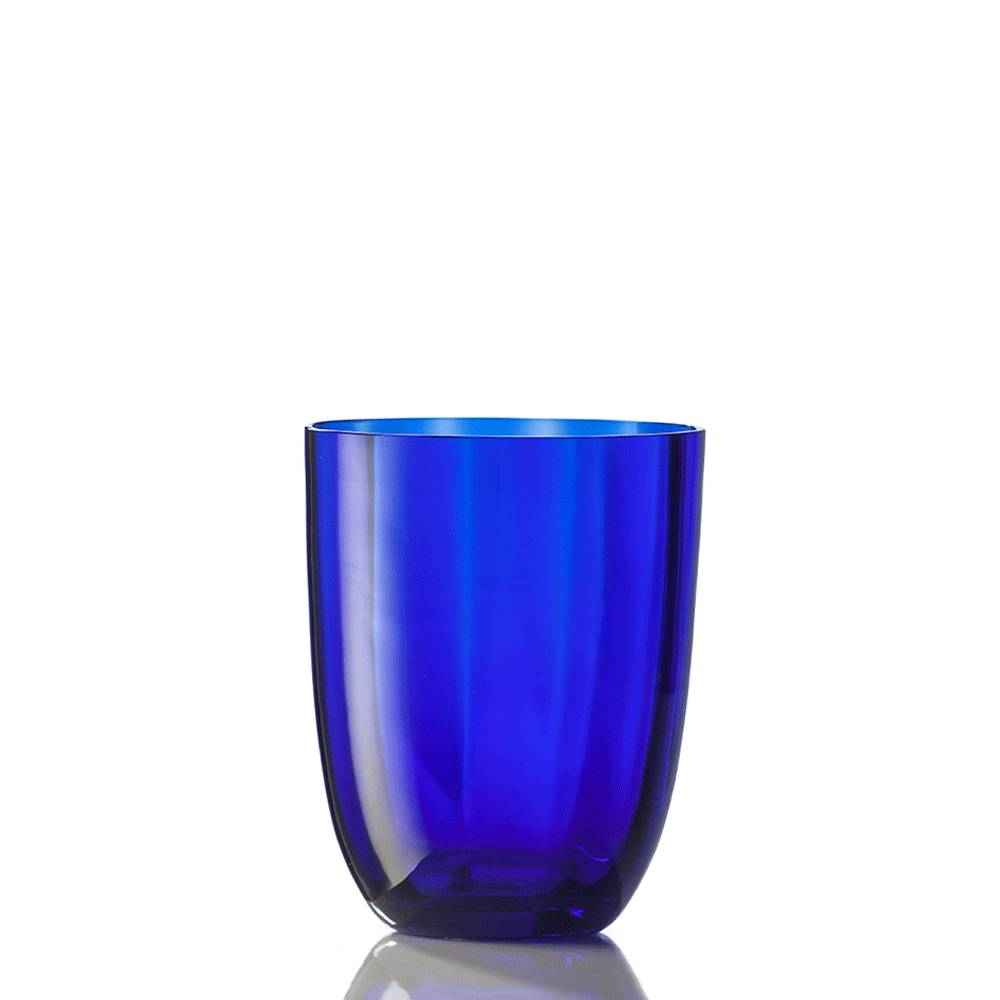 Masonmoretti Water Glass Idra Optic Blue