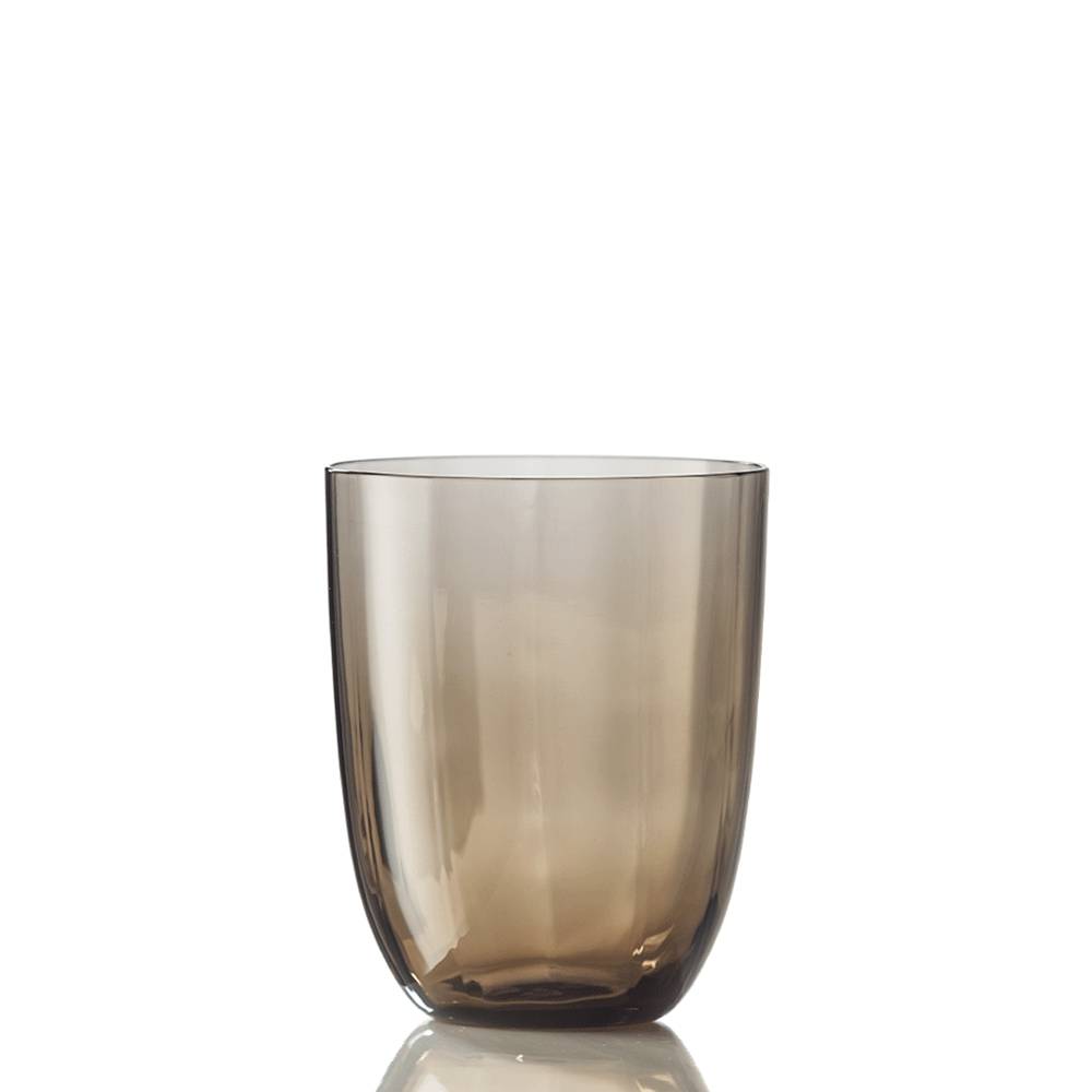 Masonmoretti Water Glass Idra Optic Brown