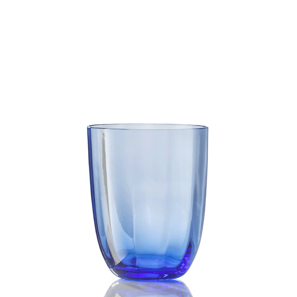 Masonmoretti Water Glass Idra Optic Light Blue