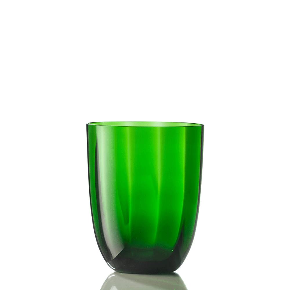 Masonmoretti Water Glass Idra Optic Pine Green