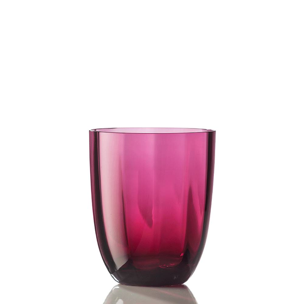 Masonmoretti Water Glass Idra Optic Ruby Red