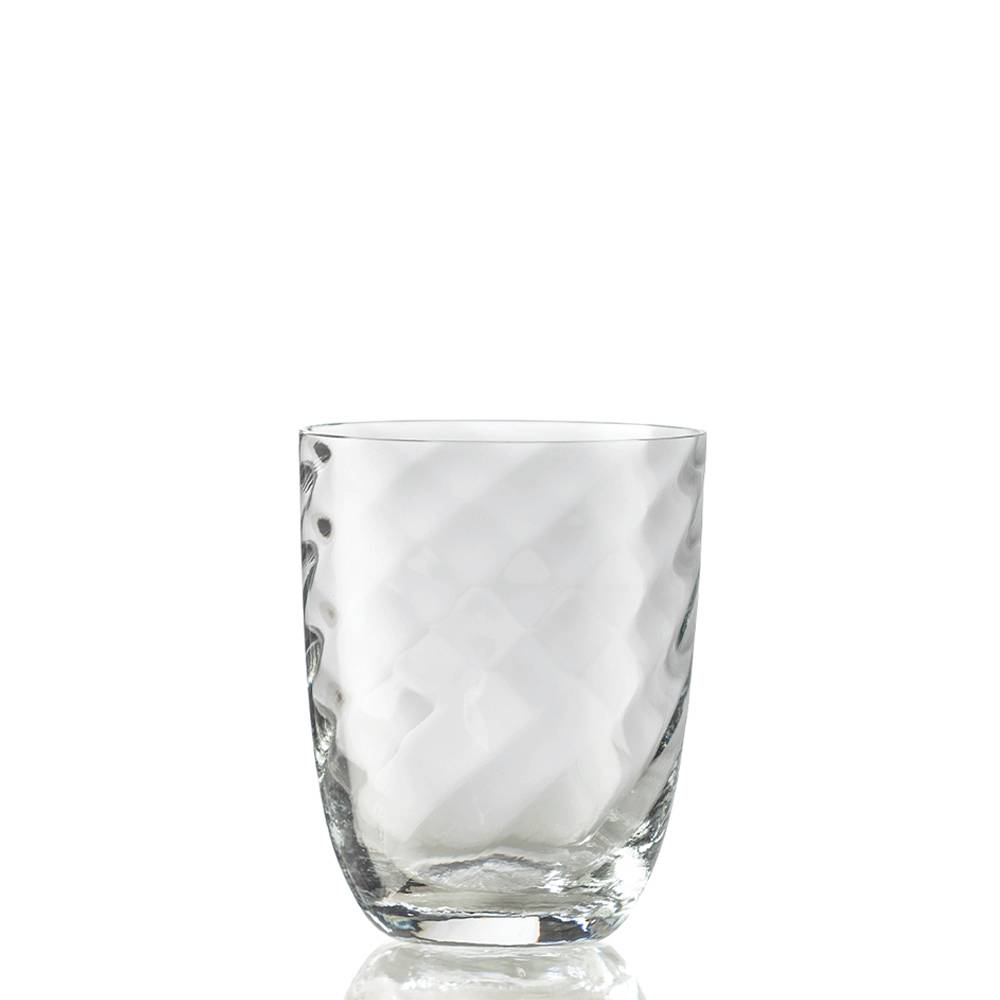 Masonmoretti Water Glass Optic Twisted Transparent