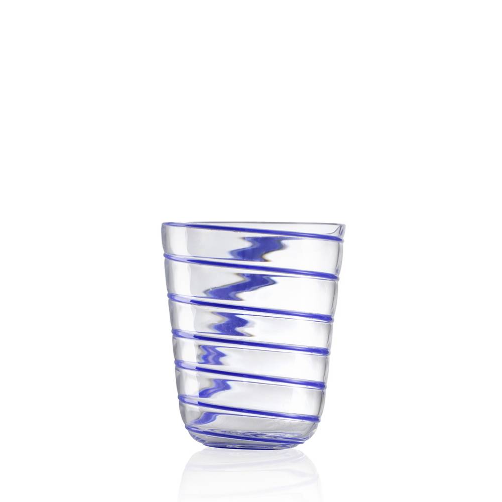 Masonmoretti Water Glass Twist Blue