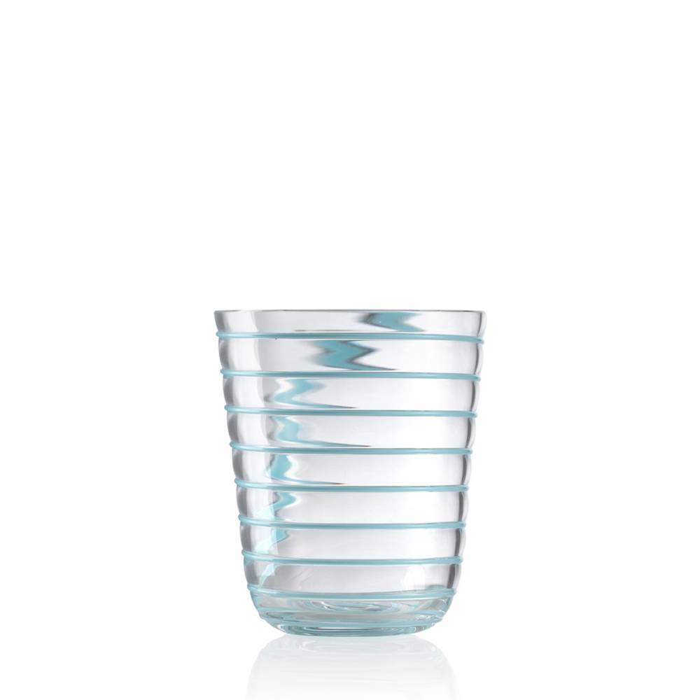 Masonmoretti Water Glass Twist Light Blue