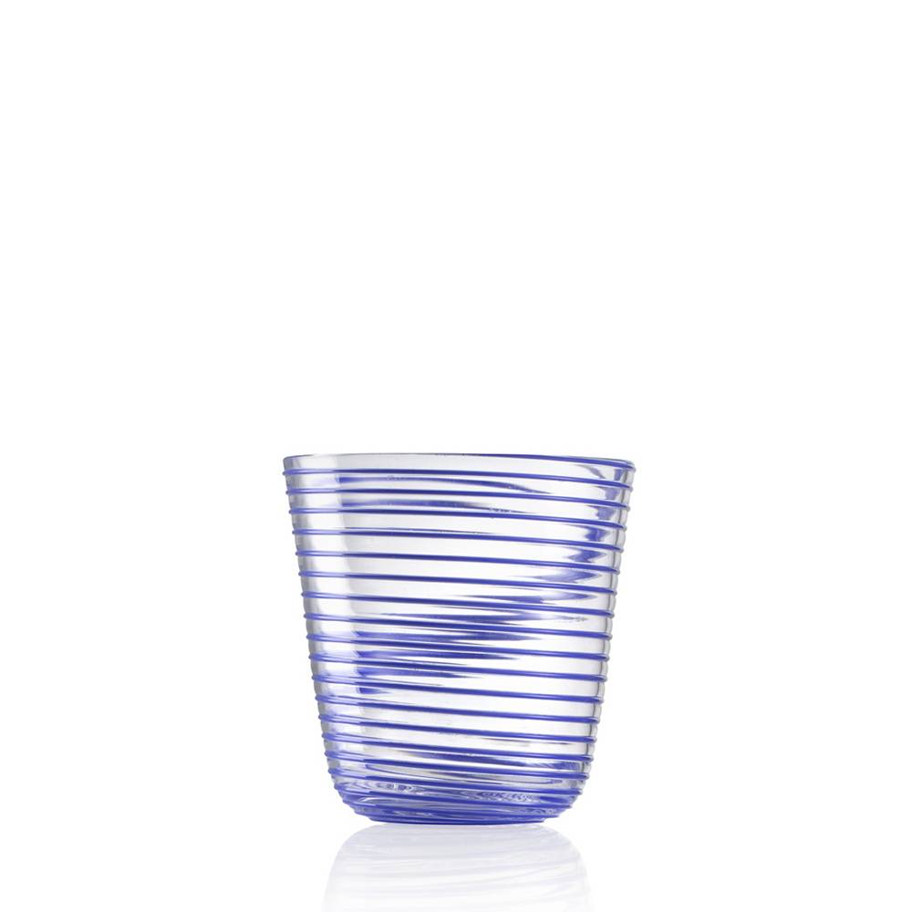 Masonmoretti Wine Glass Twist Blue