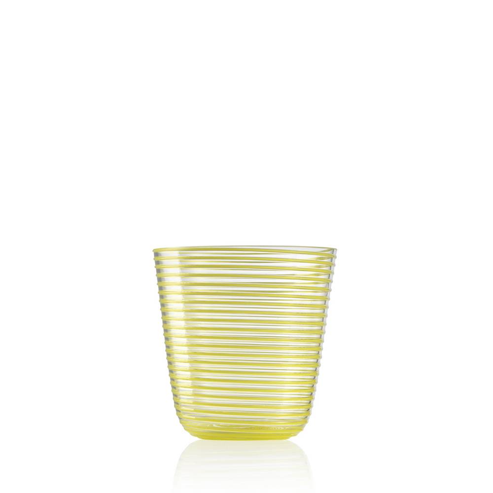 Masonmoretti Wine Glass Twist Yellow
