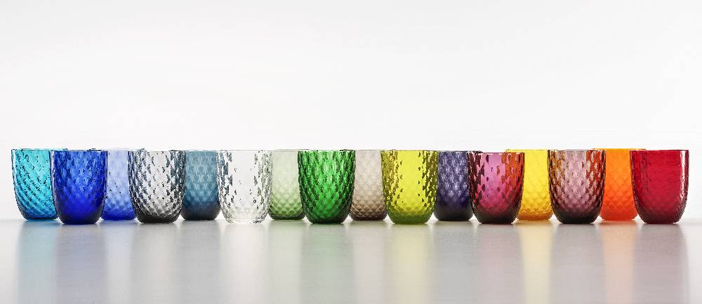 Masonmoretti Set of 16 Idra Tumblers, Balloton collection