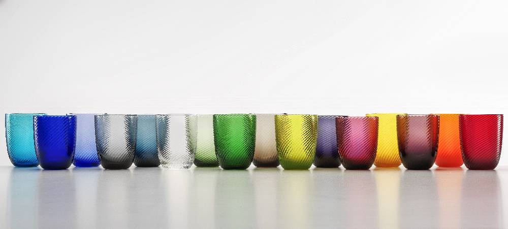 Masonmoretti Set of 16 Idra Tumblers, Torsé Collection
