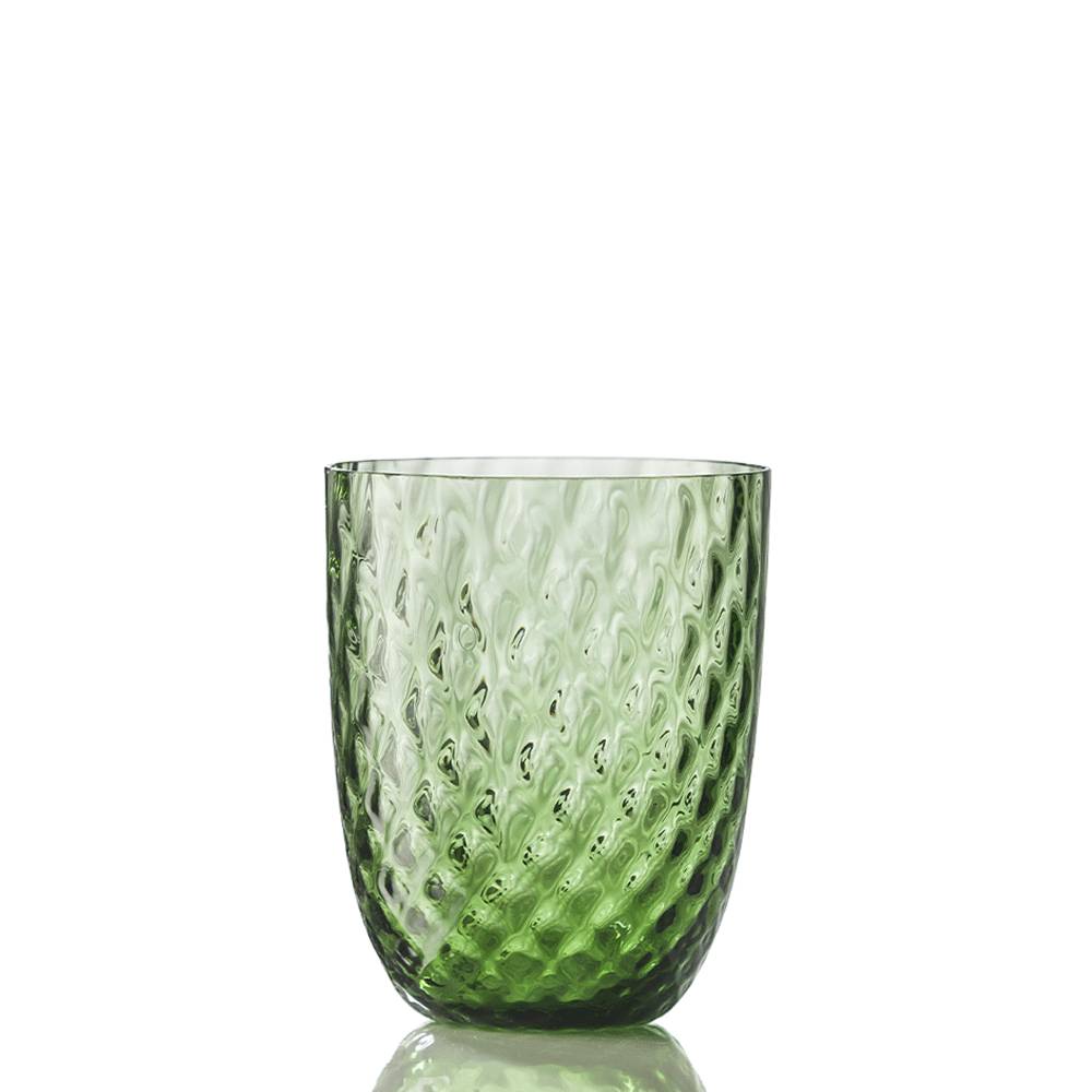Masonmoretti Water Glass Idra Balloton Green Soraya