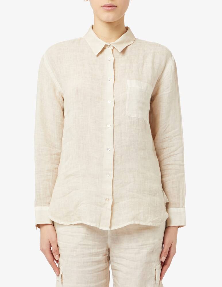 120% Lino Camicia boy over in lino