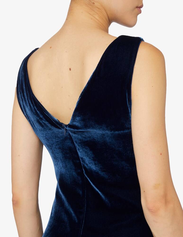 24.7 Studio Vestito Midi Tubino Velluto