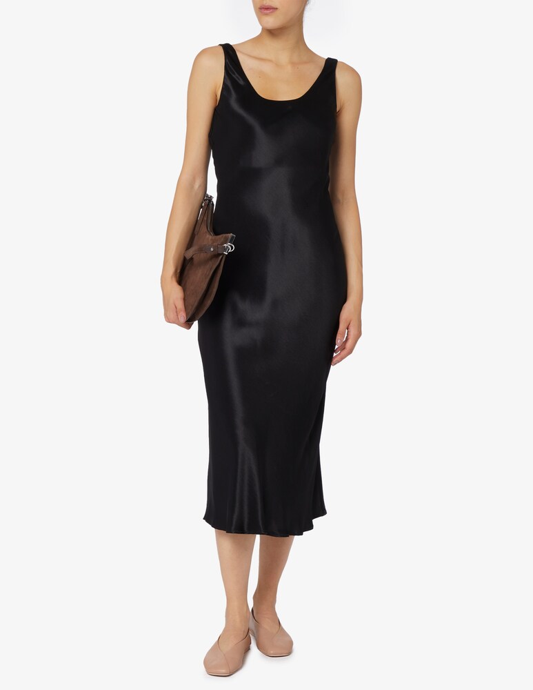 24.7 Studio Vestito Slip Lungo In Viscosa