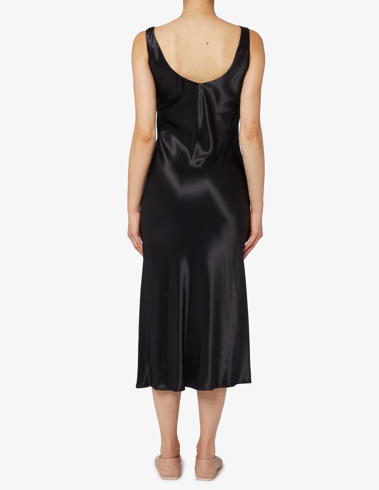 24.7 Studio Vestito Slip Lungo In Viscosa