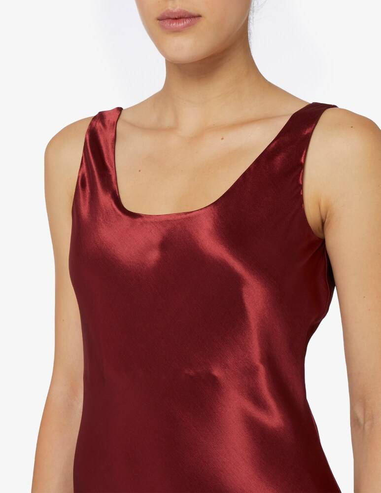 24.7 Studio Vestito Slip Lungo In Viscosa