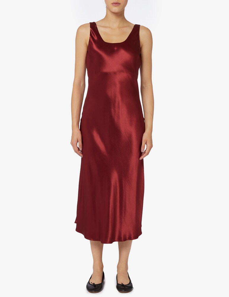 24.7 Studio Vestito slip lungo in viscosa