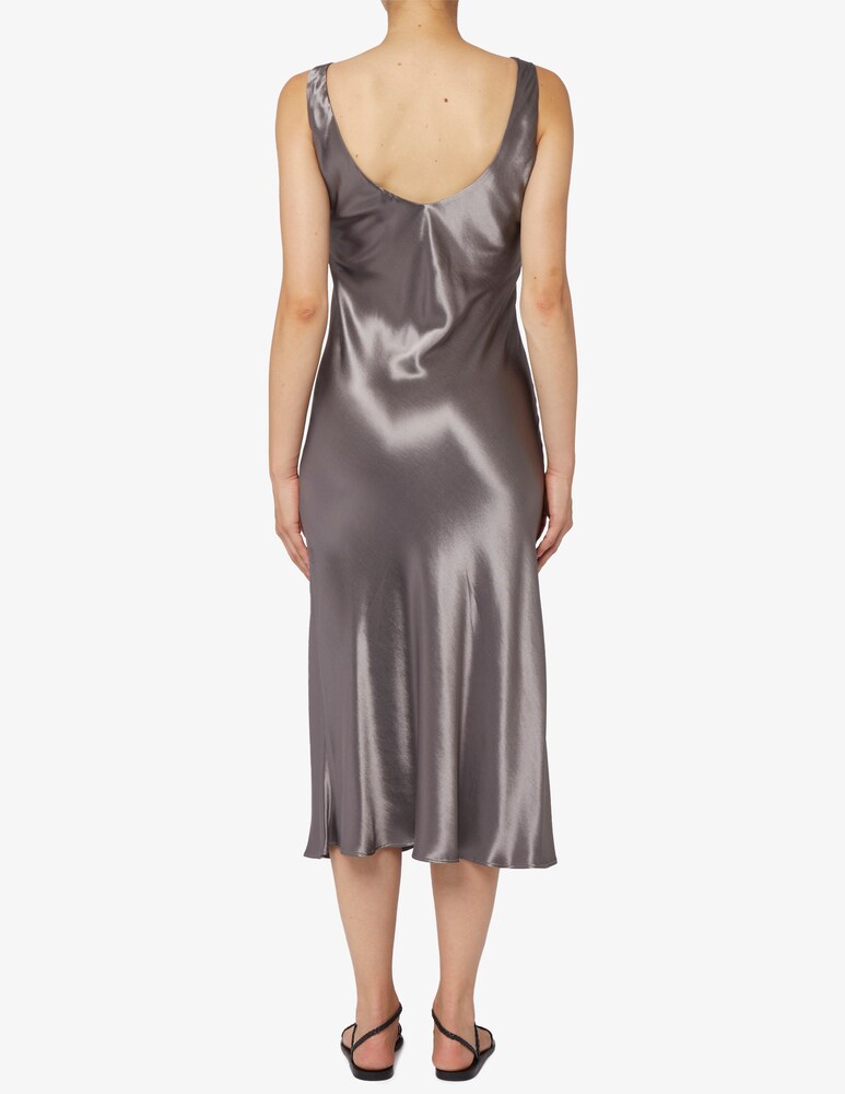 24.7 Studio Vestito Slip Lungo In Viscosa