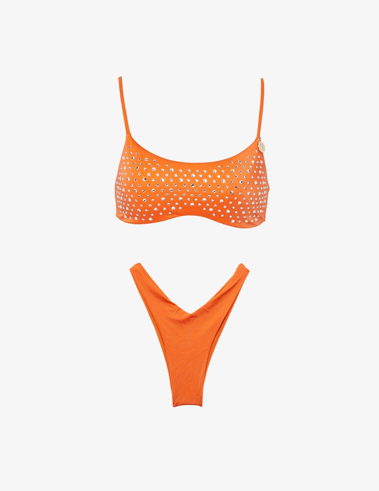 4giveness Bikini top e slip starry Diamonds