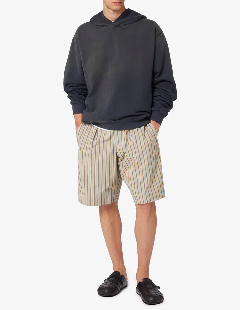 Acne Studios Felpa Con Cappuccio Big Logo Back