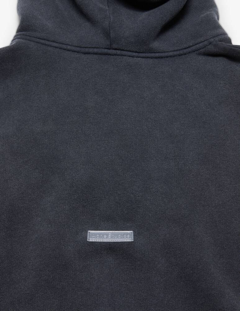 Acne Studios Felpa Con Cappuccioe Boxy Logo Retro