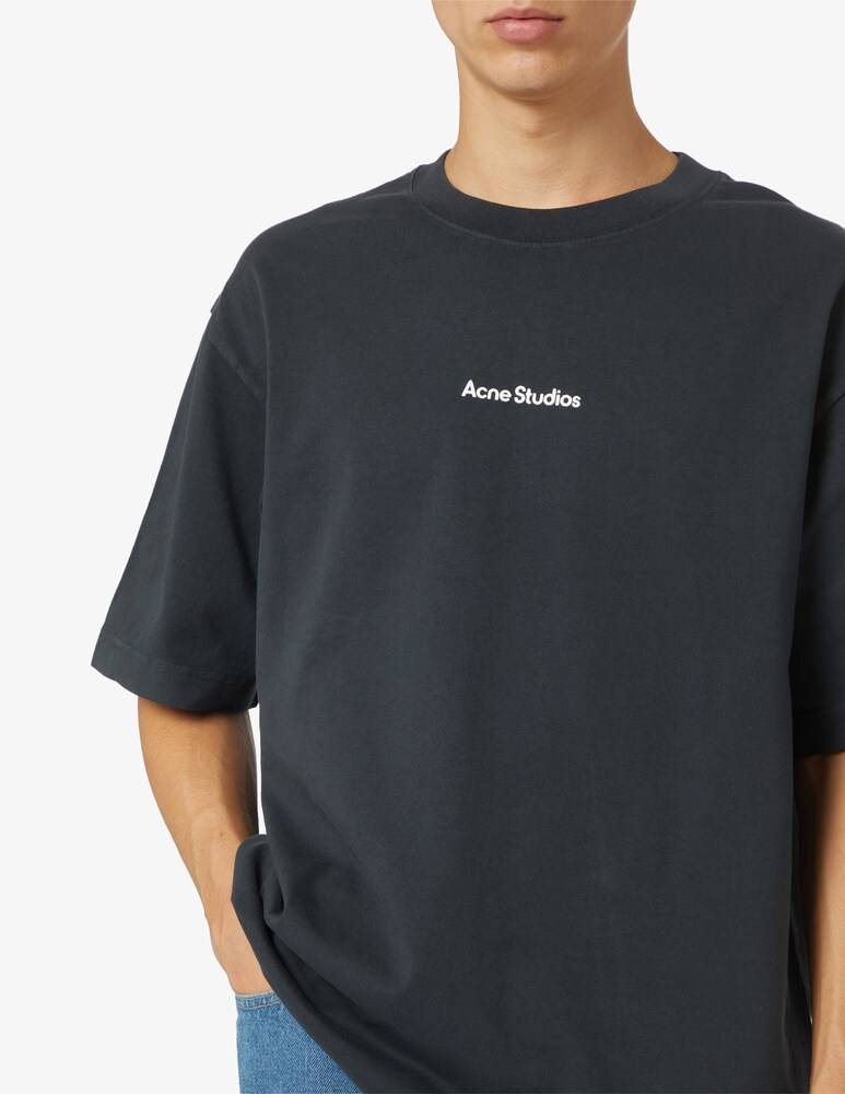Acne Studios Maglietta Logo Piccolo Front