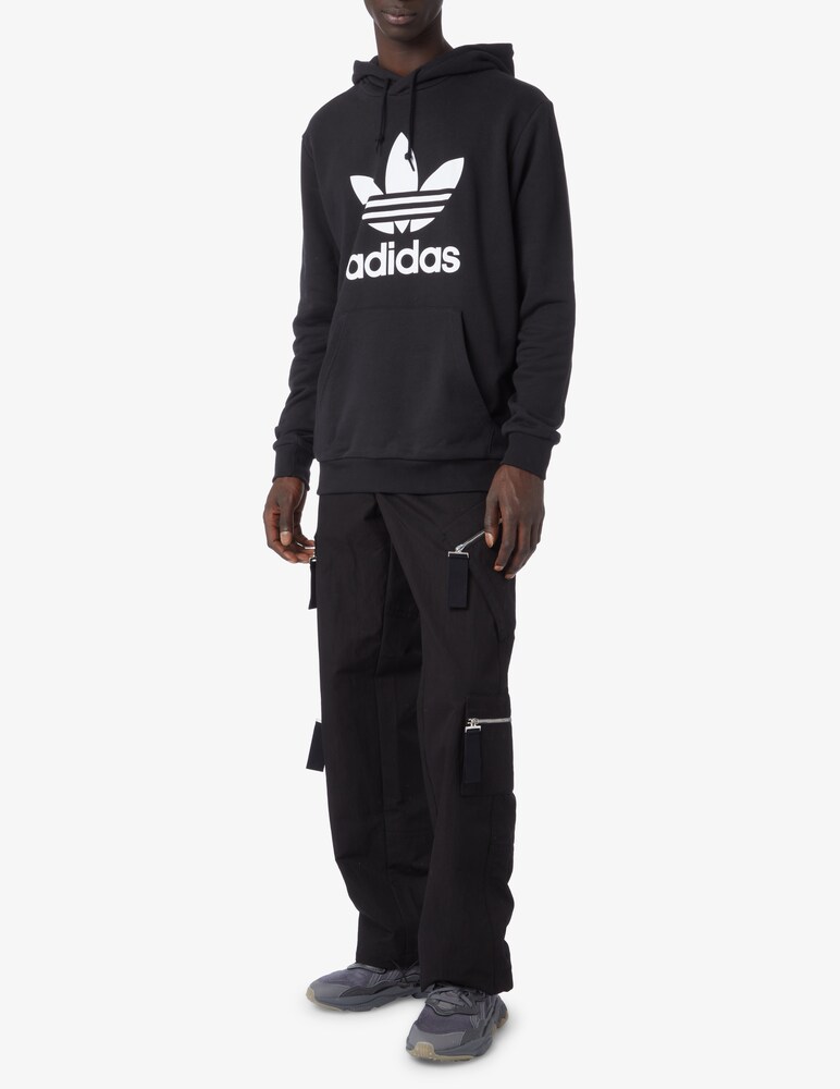 Adidas Originals Felpa Con Cappuccio E Logo Trefoil