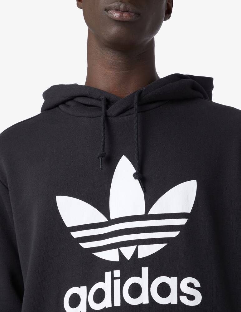 Adidas Originals Felpa Con Cappuccio E Logo Trefoil