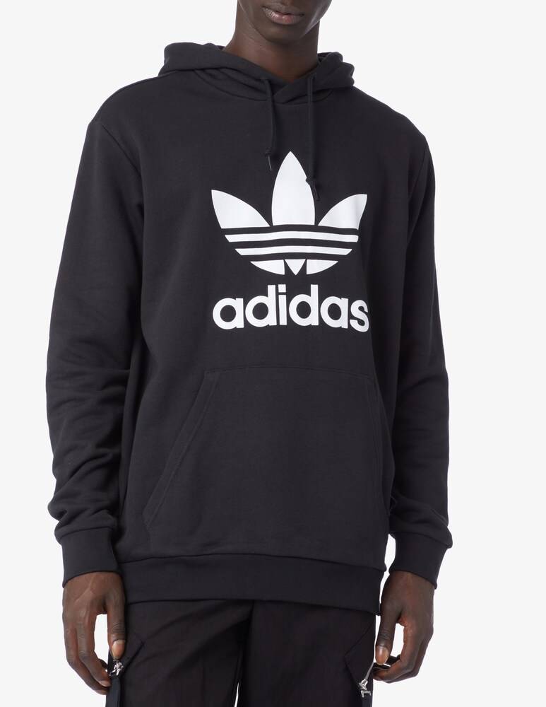 Adidas Originals Felpa con cappuccio e logo trefoil