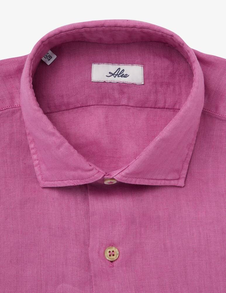 Alea Camiceria Camicia Lino T.capo Washed Tailored