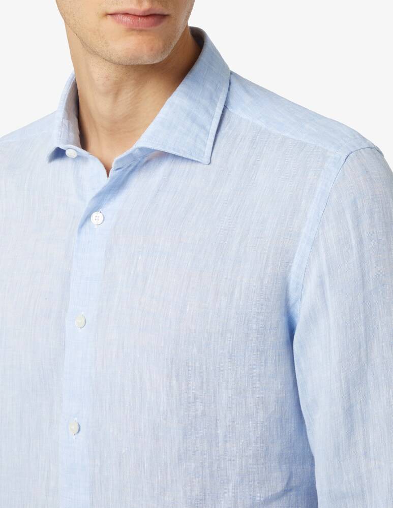 Alea Camiceria Camicia Lino T.filo Washed Tailored