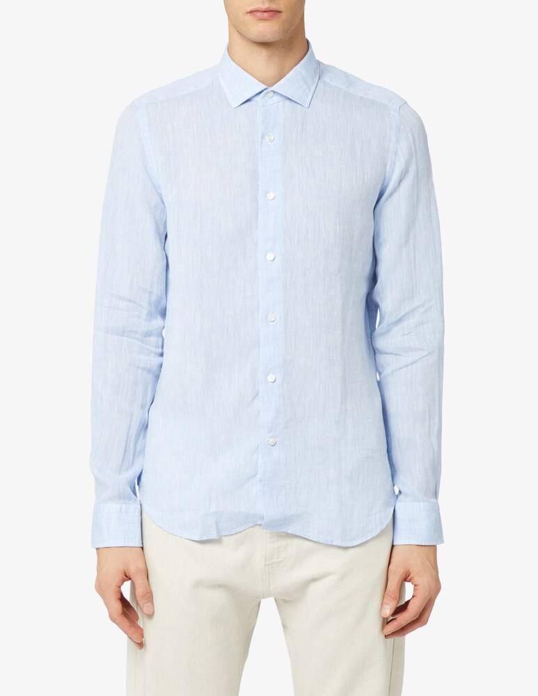 Alea Camiceria Camicia lino t.filo washed tailored