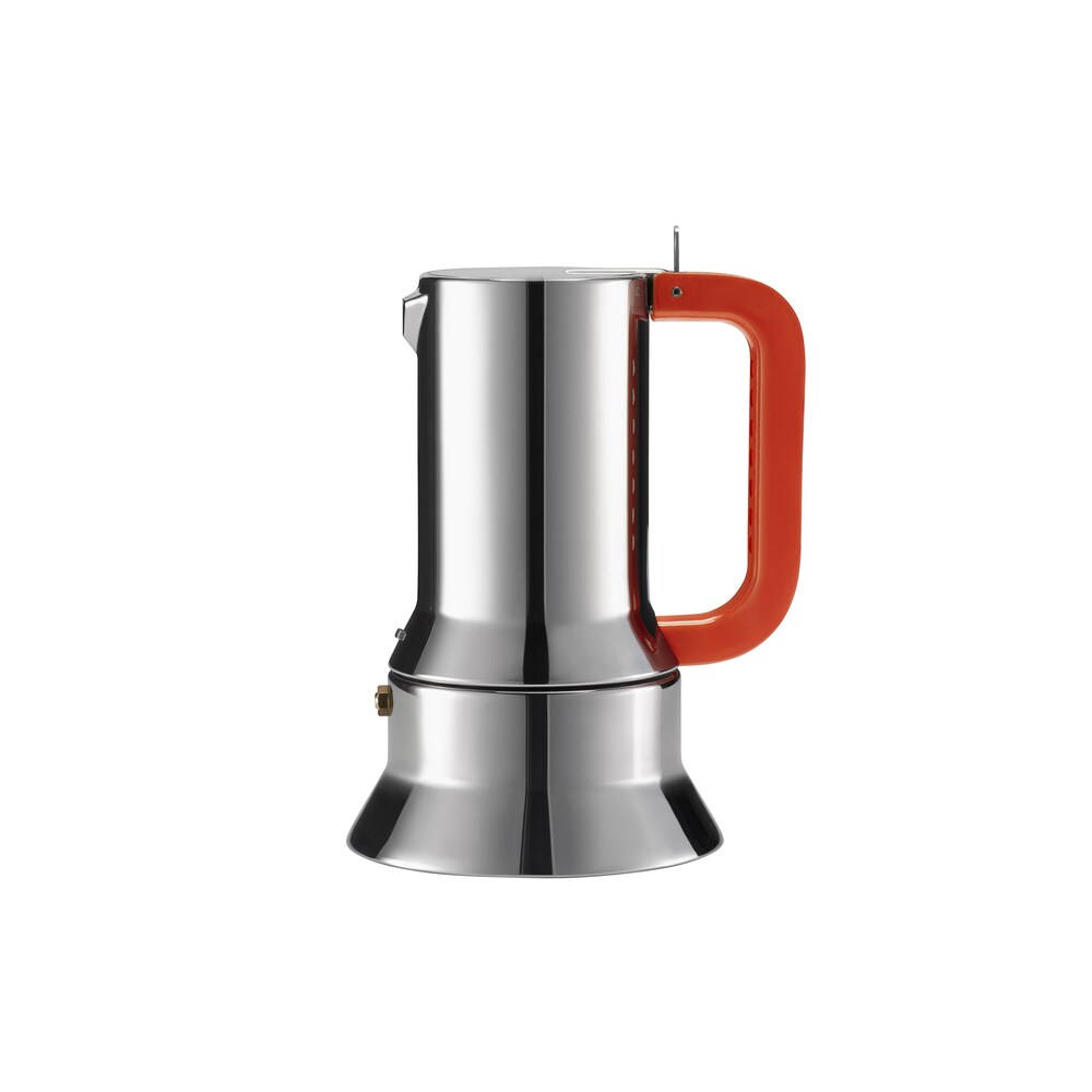 Alessi 100 Values Collection Caffettiera 3 Tazze - Arancione