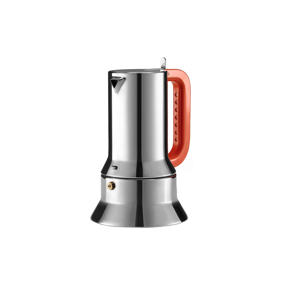 Alessi 100 Values Collection Caffettiera 3 Tazze - Arancione