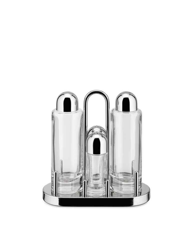 Alessi 5070 Set Olio Aceto Sale E Pepe - Argento