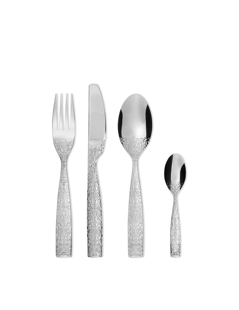 Alessi Dressed Set Di Posate 24 Pz - Argento