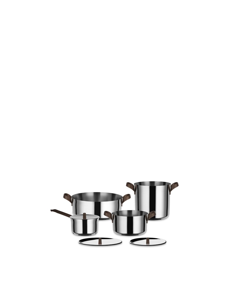 Alessi Edo Patricia Urquiola set pentole - Argento