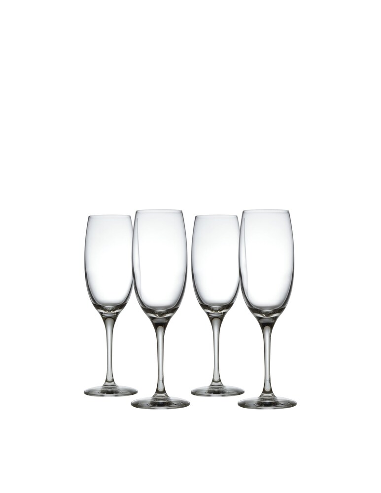 Alessi MamiXL Stefano Giovannoni set 4 champagne flute - Trasparente