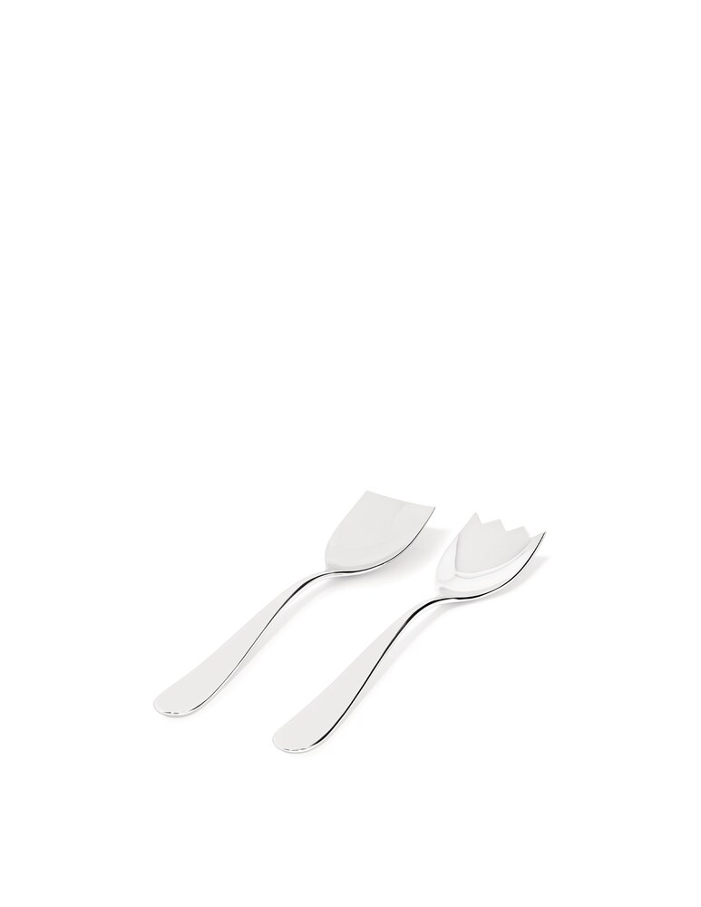 Alessi Nuovo Milano Ettore Sottsass posate insalata - Argento
