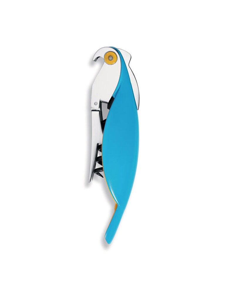 Alessi Parrot Alessandro Mendini cavatappi - Azzurro