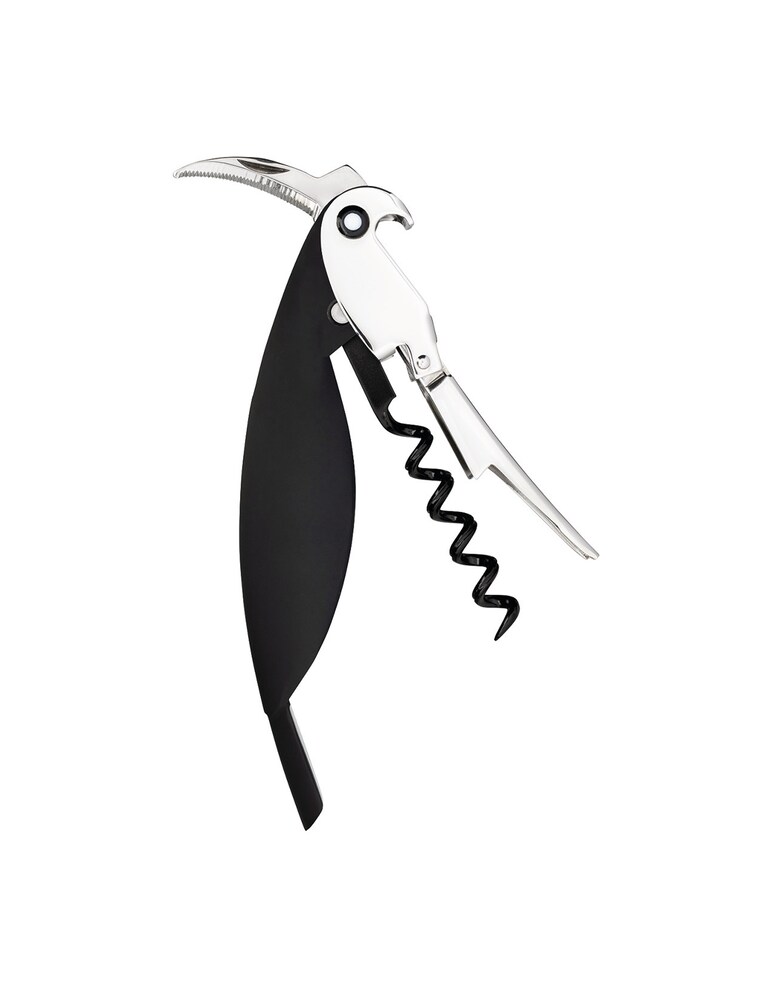 Alessi Parrot Cavatappi Sommelier - Nero