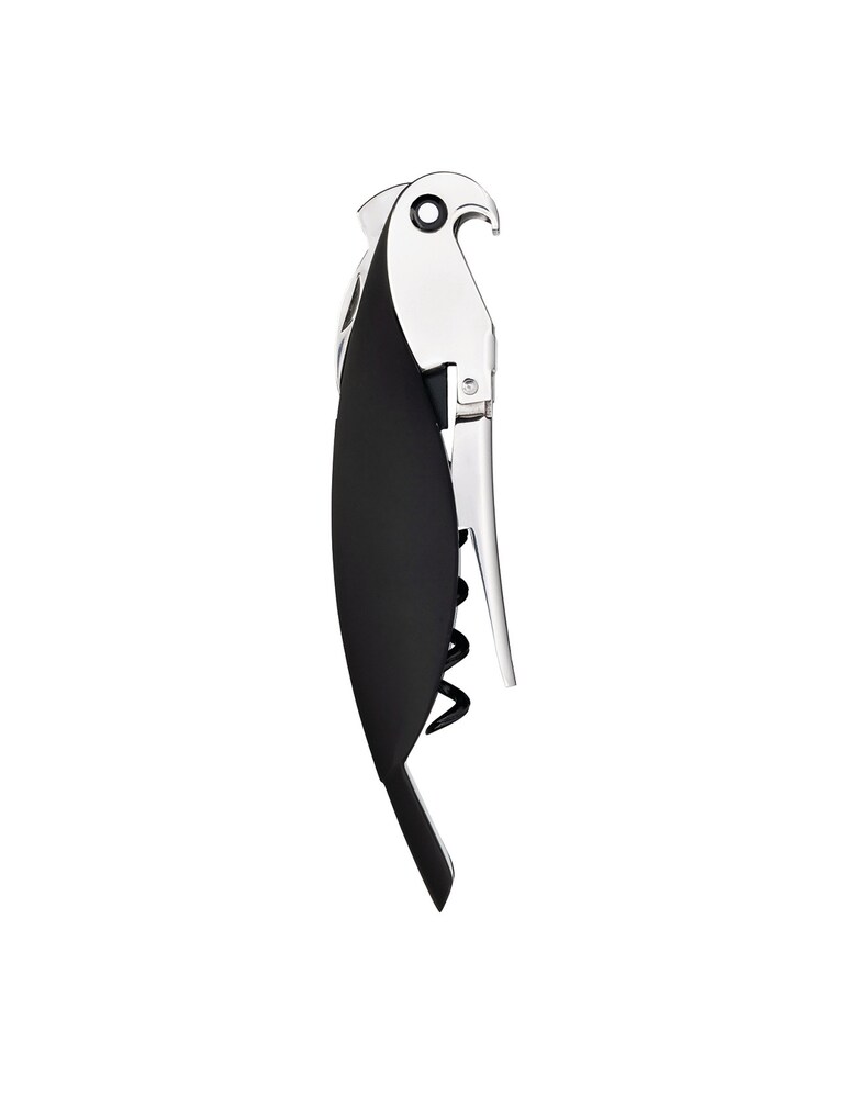 Alessi Parrot Cavatappi Sommelier - Nero