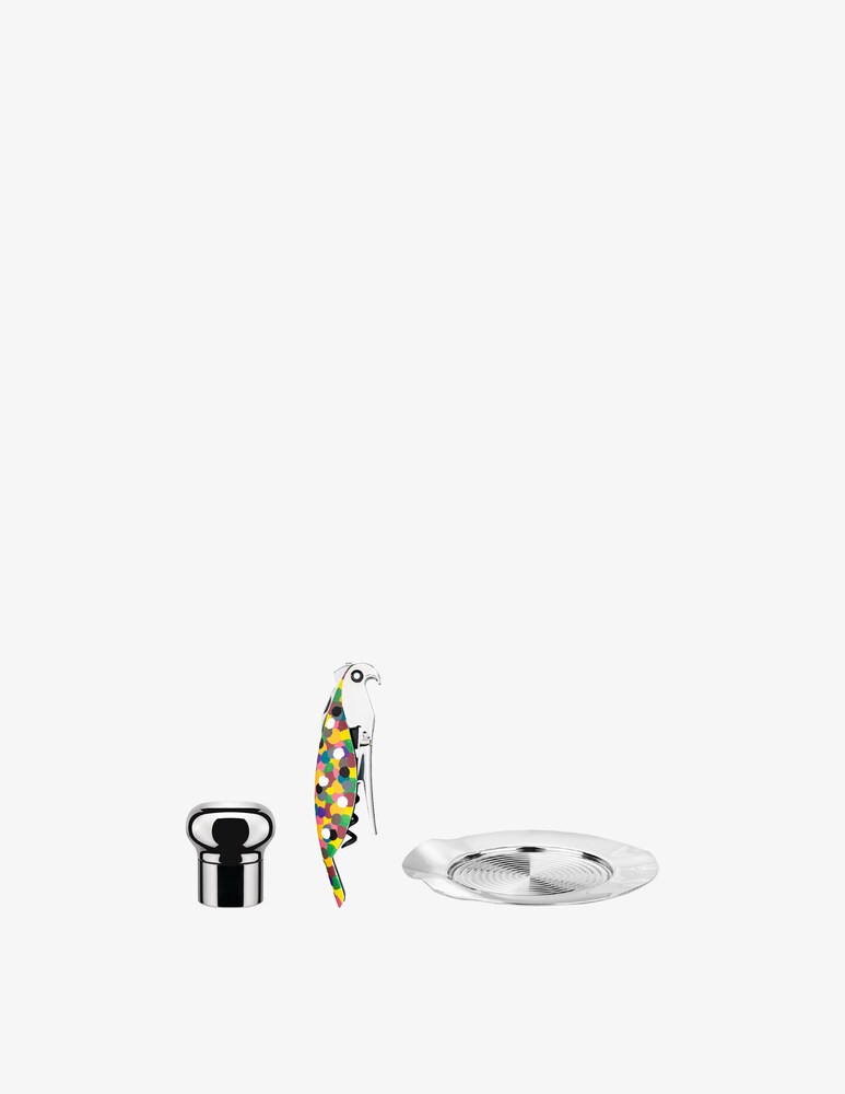 Alessi Parrot Wine Gift Set